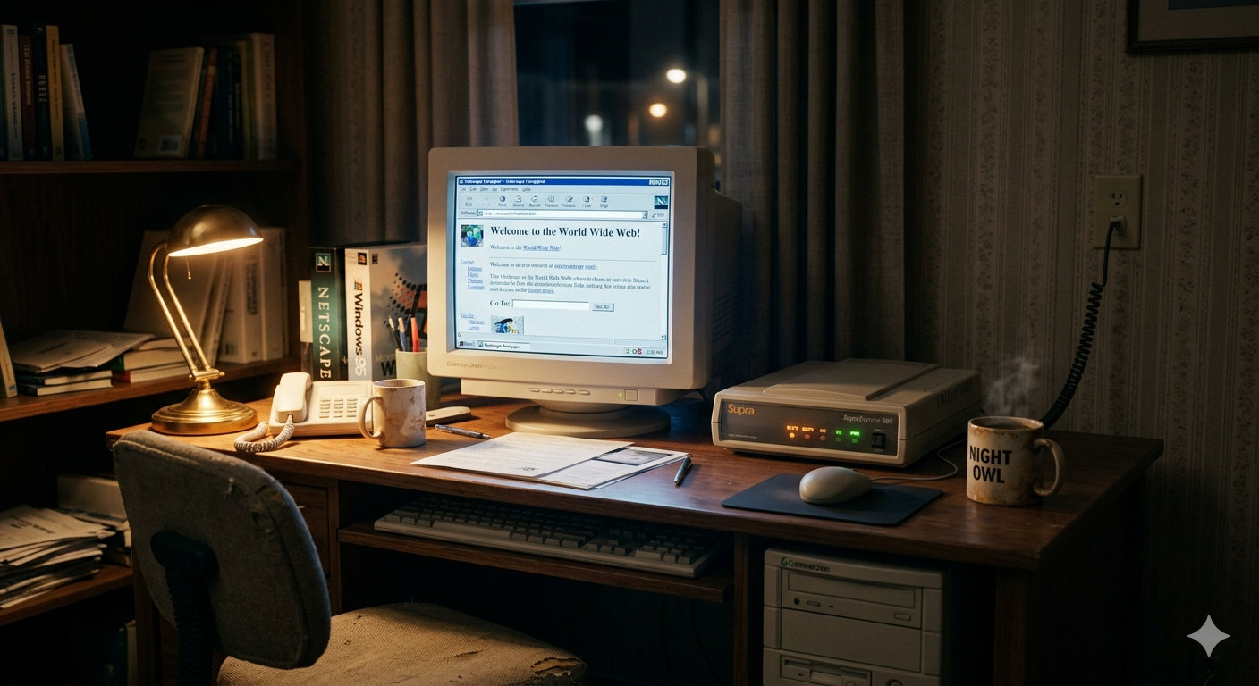 Dial-Up Internet: The Screeching Gateway to the Digital World